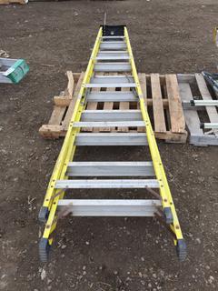 Featherlite 10' Fiberglass Step Ladder **Damaged**.