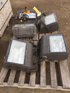 (5) 400 Watt Construction Lights.