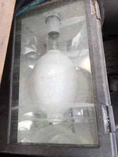 Crate of 400 Watt Flood Lights.