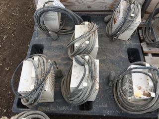 (6) Dimplex 4800 Watt Electric Fan Forced Heaters.