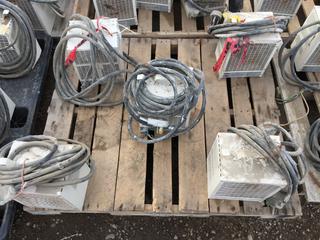 (5) Dimplex 4800 Watt Electric Fan Forced Heaters.