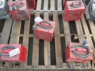 (5) Dimplex 4800 Watt Electric Fan Forced Heaters.