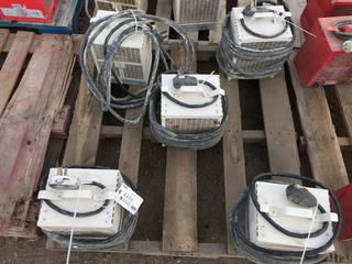 (5) Dimplex 4800 Watt Electric Fan Forced Heaters.