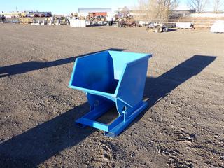 Standard Duty Steel Dumping Hopper 1/2 Cubic Yard. Control # 8315.