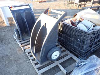 Plastic Acetylene Tank Cart fits 2 Tanks.