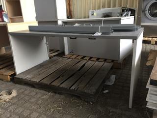 Wood Office Desk 65 1/2" x 30" x 30".