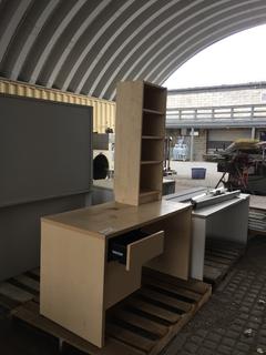 Desk and Storage Combo 48"L x 24"D x 28 1/2"H.