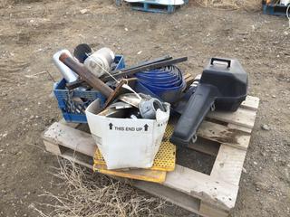 Hubcaps, Belly Bars, Chainsaw Case and 3" Water Hose.