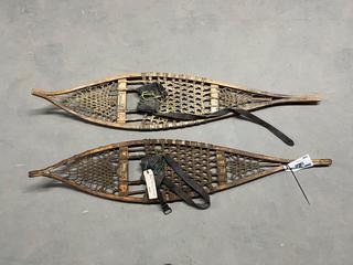 Pair of Vintage Snowshoes.