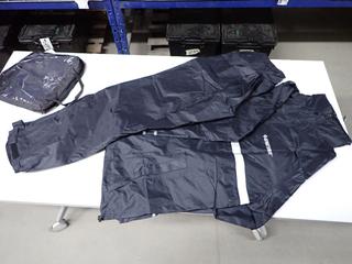 2pc Motorcycle Rain Suit, 3XL.