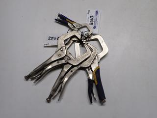(4) C-Clamp Locking Pliers.