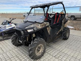 2015 Polaris RZR 900 4x4 Side By Side ATV c/w 4500 LB Winch No Cable, Showing 1701 Kms, VIN 3NSVAA87XFF382069