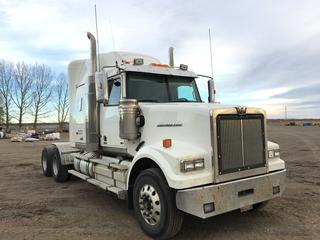 2015 Western Star Constellation 4900  T/A Truck Tractor c/w Detroit DD16 560 HP, Eaton Fuller 18 Spd, 46,000 LB Rear Axles, 11R22.5 Tires, Showing 249,831 Kms, VIN 5KJJAED18FPGP7403