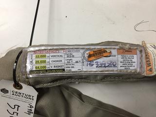 Heavy Duty Sling 32'L, 32,000 Lb. Vertical, 25,600 Lb. Choker and 64,000 Lb. Basket.