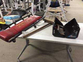 (1) Mechanics Creeper, Axe and Axe Heads.