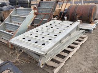 Set of Aluminum Ramps 3'W x 68"L.