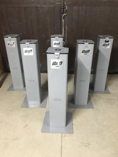 (6) Purell Hand Sanitizing Wipe Stations.