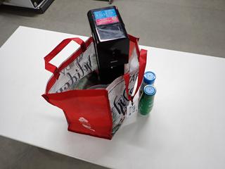 Soda Stream Source Sparkling Water Maker c/w (2) 440ml Bottles of Flavoring.