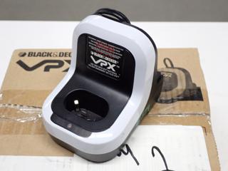 (2) Black & Decker VPX Battery Chargers.