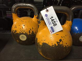 (2) 16kg Kettle Bells.