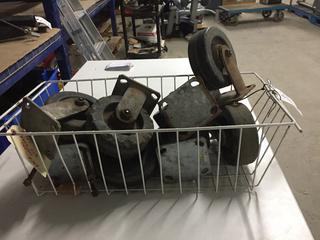 (8) 6" Dolly Wheels Non-Turn.