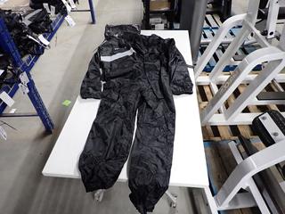 Asphalt Surfer  Motorcycle Rain Suit, Large.
