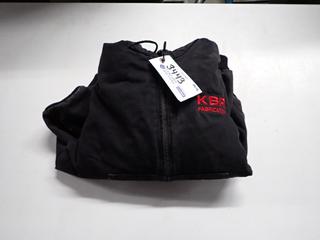 Carhartt Men's Large Black Quilted Flannel Hooded Jacket.