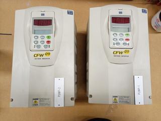 (2) WEG CFW09, and (1) WEG CFW09