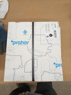 (2) Peoher Wafer type Check Valves, k5 Spring Action DN150 PVC Grey flange connection Class 150 - 6", 10bar, Epdm