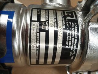 (2) Rosedale 304SS Basket Strainer 2" FNTP Inlet and Outlet