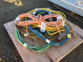 (8) Misc Extension cords