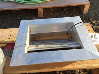 Aluminum Louvered vent for 7.5"x5.5" opening