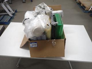 Quantity of Assorted Painting Supplies c/w Trays, Rollers, Sanding Blocks, Etc.