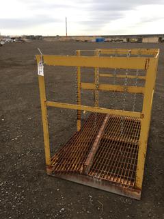 Bottle Rack with Ramp 36" x 64" x 46"H.