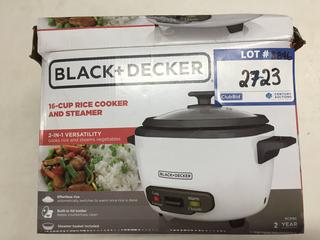 Black & Decker 16 Cup Rice Cooker/Steamer.