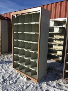 42" x 17" x 6ft Metal Shoe Locker.