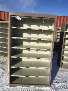 42" x 17" x 6ft Metal Shoe Locker.