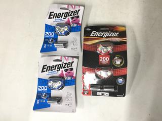 Quantity of Energizer Headlamps.