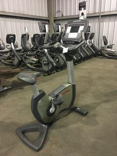Life Fitness 95C Life Cycle Inspire Upright Bike c/w KOPS Leg Position, Programmed Workouts & Touchscreen Display.  S/N ALX 103744.