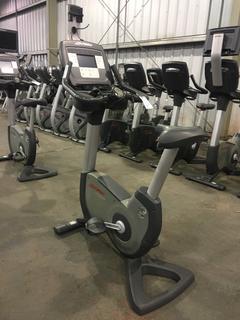 Life Fitness 95C Life Cycle Inspire Upright Bike c/w KOPS Leg Position, Programmed Workouts & Touchscreen Display.  S/N ALX103664.