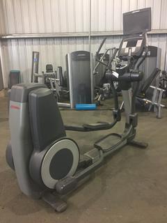 Life Fitness 95X Inspire Elliptical Cross Trainer w/ 7" Touch Screen & Programmable Workouts c/w Life Fitness 17" LCD HDMI TV. S/N XTM105878.