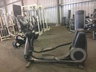 Life Fitness 95X Inspire Elliptical Cross Trainer w/ 7" Touch Screen & Programmable Workouts c/w Life Fitness 17" LCD HDMI TV. S/N XTM105857.
