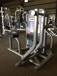 Life Fitness Seated Row Station, S/N 101309106029.