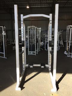 Hammer Strength Squat Rack.