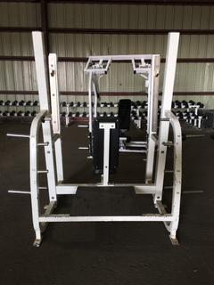Magnum Bench w/ Weight Rack.