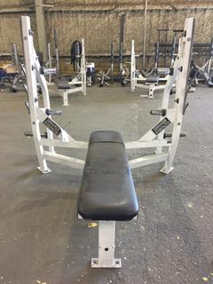 Hammer Strength Flat Olympic Bench, Model # OBWS-A00, S/N 2702.