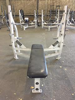 Hammer Strength Flat Olympic Bench, Model # OBWS-A00, S/N 1699.