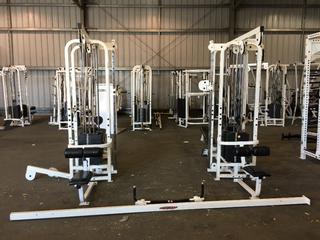 Life Fitness SM83, 8-Stack MJ 3 AP, S/N 54691.