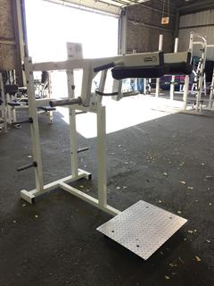 Lever Squat Machine.