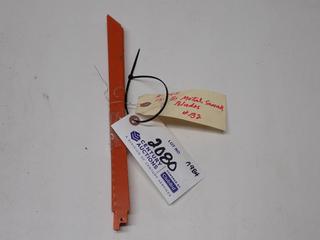 (15) Bi-Metal Sawzall Blades.
